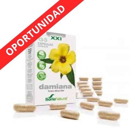 [0500665] Damiana 13S 30 Capsulas Formula Xxi - Soria Natural