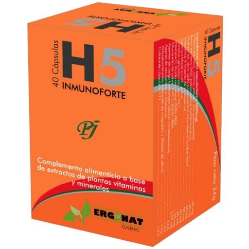[0500676] H5 Inmunoforte 40 Capsulas - Ergonat