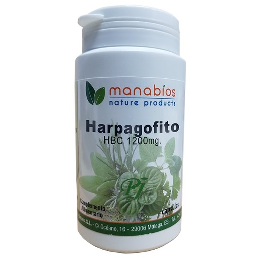 [0500680] Harpagofito Raiz Hbc 1200Mg 90 Capsulas - Manabios