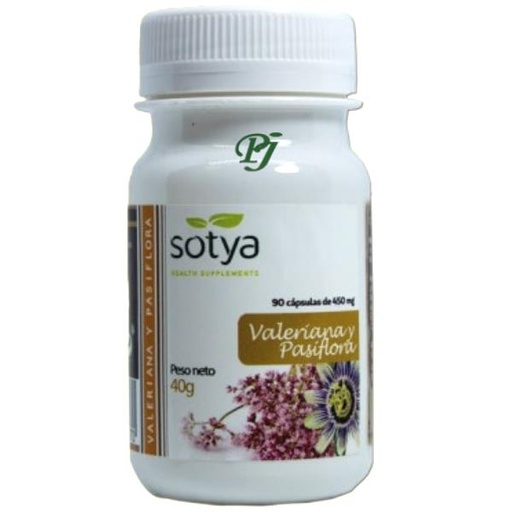 [0500750] Valeriana Y Pasiflora 90 Capsulas - Sotya