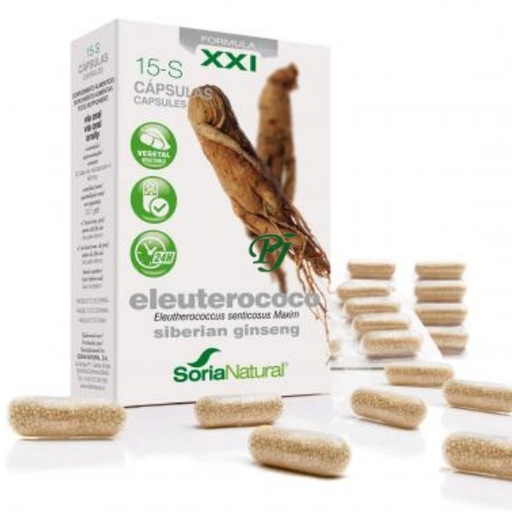 [0500827] Eleuterococo 15S 30 Capsulas Formula Xxi - Soria Natural