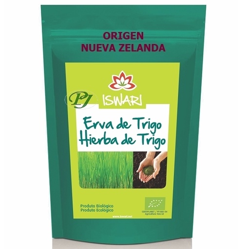 [0500828] Hierba De Trigo Nz Polvo Bio 125 Gr. - Iswari