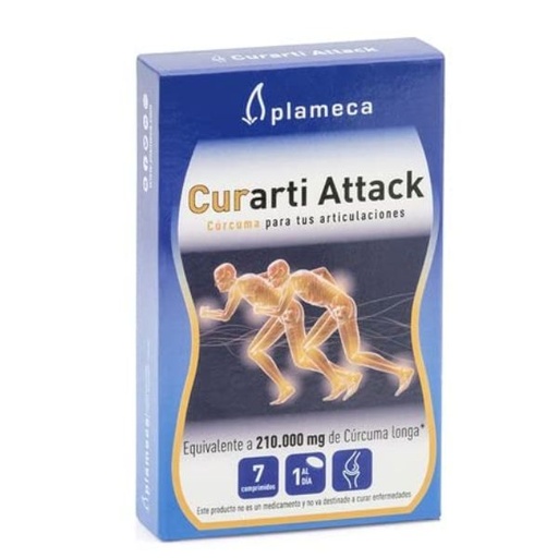 [0501318] Curarti Attack 7 Comprimidos - Plameca