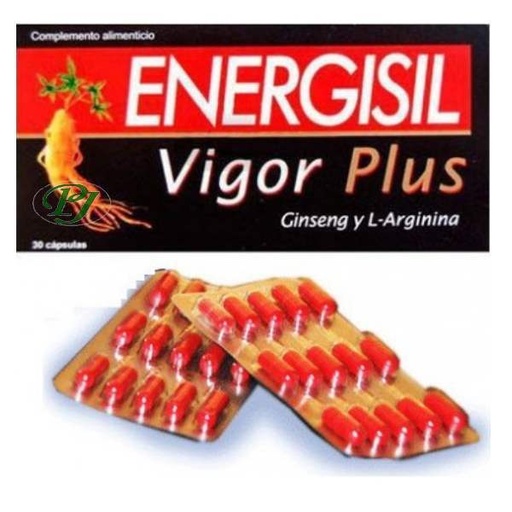 [0501351] Energisil Vigor Plus Ginseng Y L-Arginina 30 Capsulas