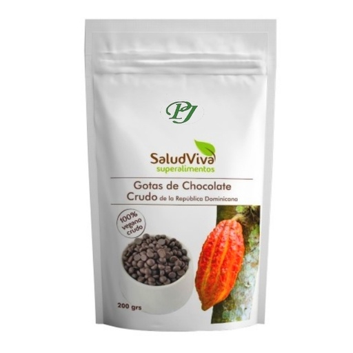 [0501355] Gotas De Chocolate 200Gr -  Saludviva
