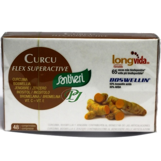 [0501379] Curcu Flex Superactive 48 Comprimidos - Santiveri