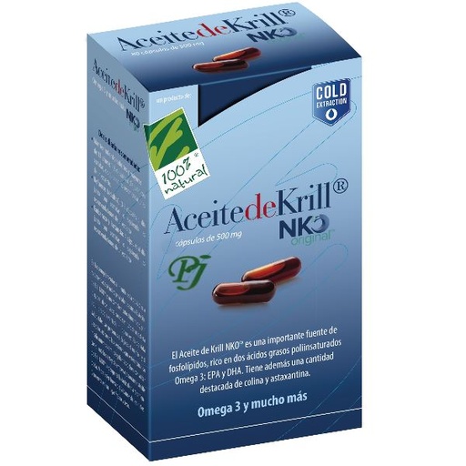 [0501884] Aceite De Krill Nk Con Omega 3 120 Capsulas - 100% Natural