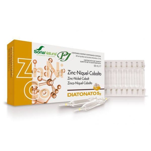[0502090] Diatonato 5/2 Zinc-Ni-Co 28 Ampollas - Soria Natural
