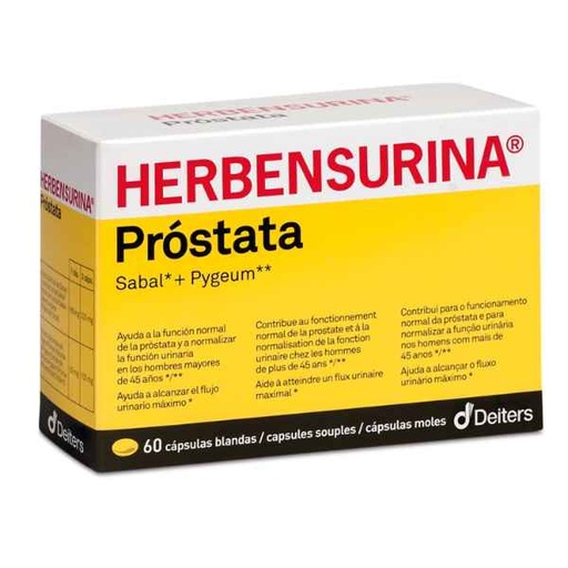 [0502332] Herbensurina Prostata 60 Capsulas - Deiters