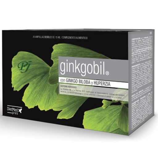 [0502456] Ginkgobil 20 Ampollas - Dietmed