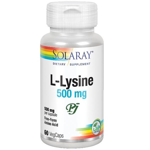 [0502475] L-Lysine 60 Cápsulas 500 Mg. - Solaray