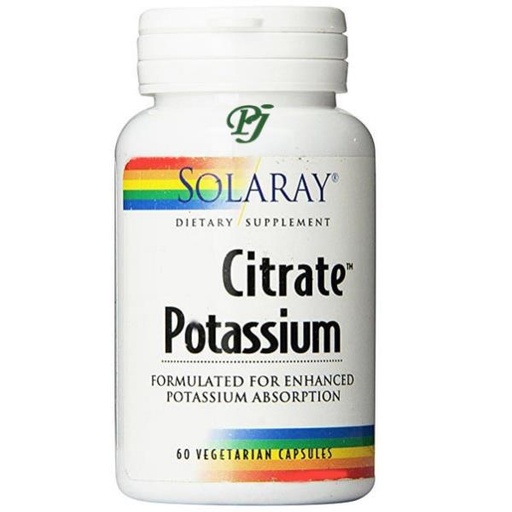 [0502519] Potasio Citrato 60 Cápsulas - Solaray