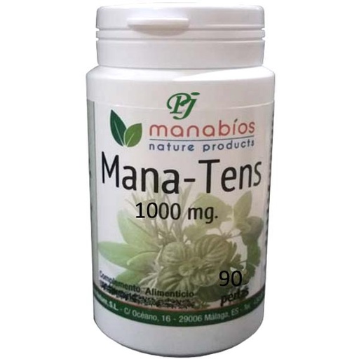 [0502603] Mana Tens 90 Perlas Ajo+Espino+Olivo - Manabios