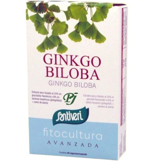 [0502621] Fitocultura Ginkgo Biloba 40 Capsulas - Santiveri