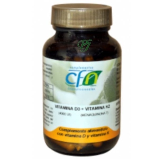 [0502894] Vitamina D3+Vitamina K2 60 Cápsulas - Cfn
