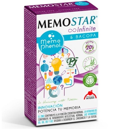 [0503035] Memostar Infinite 60 Cápsulas - Dietéticos Intersa
