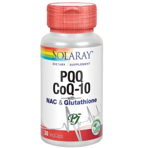 [0503163] Pqq Coq-10 30 Cápsulas Nac&Glutath - Solaray