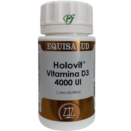 [0503384] Holovit Vitamina D3 4000Ui 50 Cápsulas - Equisalud