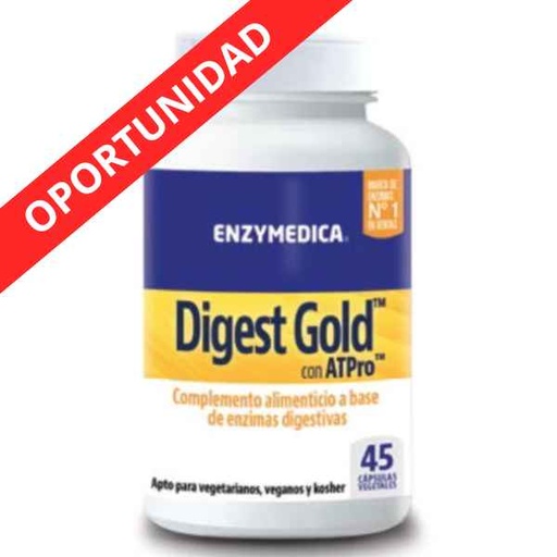 [0503523] Digest Gold 45 Capsulas Vegetales - Enzymedica