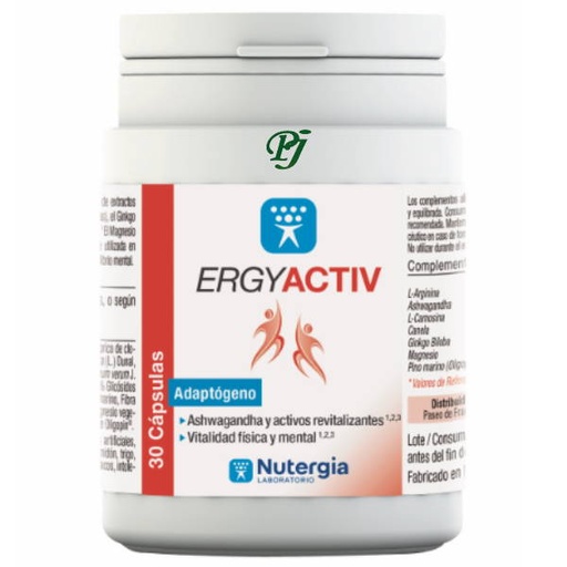 [0503601] Ergyactiv 30 Capsulas - Nutergia