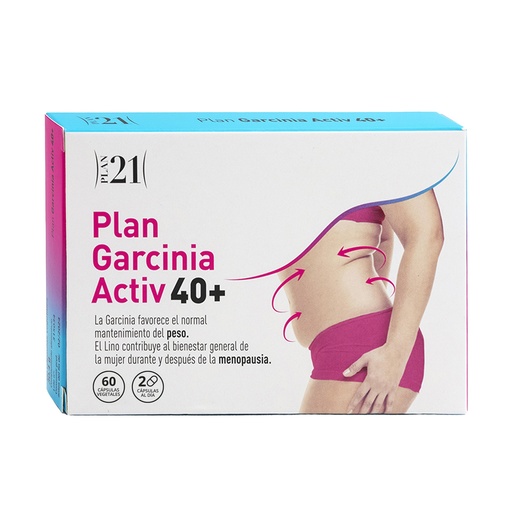[0503679] Plan Garcinia Activ 40+ 60 Capsulas Plan 21 - Plameca