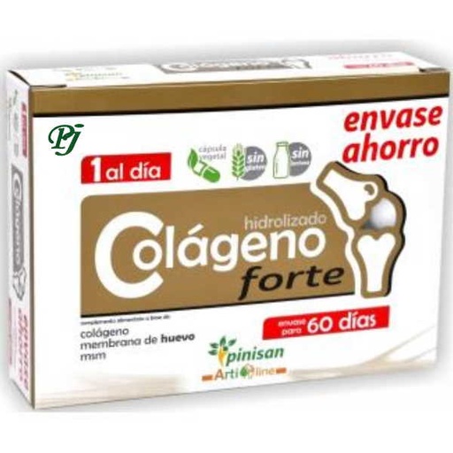 [0503686] Colageno Forte Hidrolizado 60 Cápsulas - Pinisan