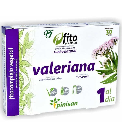 [0503748] Fito Premium Valeriana 30 Cápsulas - Pinisan