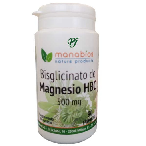 [0503876] Bisglicinato De Magnesio Hbc 90 Capsulas - Manabios
