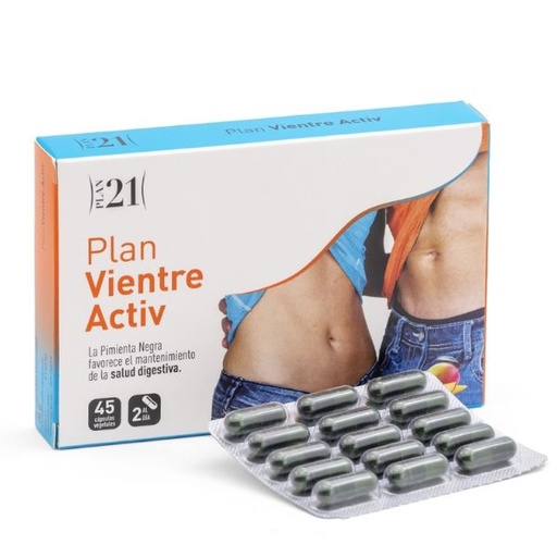 [0503998] Plan Vientre Activ 45 Cápsulas Plan 21 - Plameca