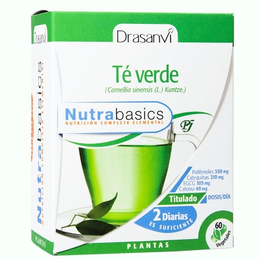 [0504027] Te Verde 60 Capsulas Nutrabasics - Drasanvi