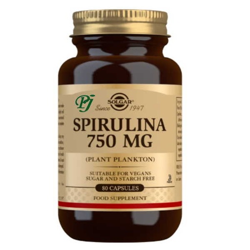 [0504100] Spirulina 80 Capsulas 750Mg - Solgar