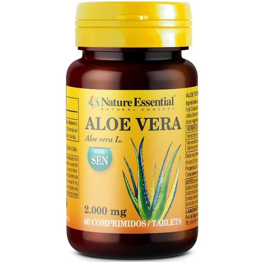 [0504171] Aloe Vera Con Sen 60 Comprimidos 2000Mg - Nature Essential