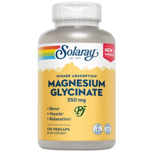 [0504280] Bisglicinato De Magnesio 120 Vegcápsulas - Solaray