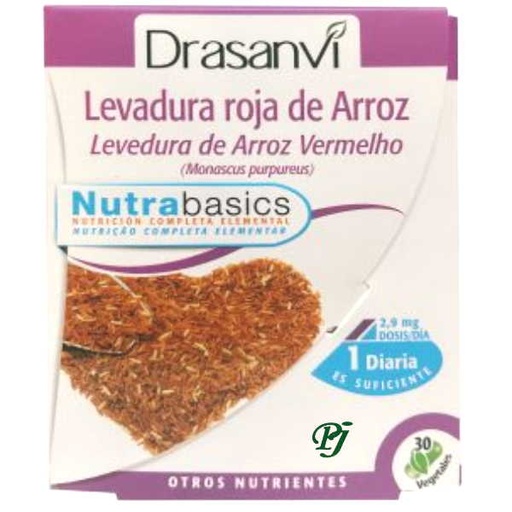 [0504299] Levadura Roja Arroz 30 Caps. 2,9Mg - Drasanvi