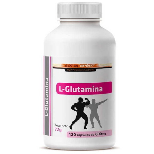 [0504460] L-Glutamina 600Mg 120 Capsulas - Sotya
