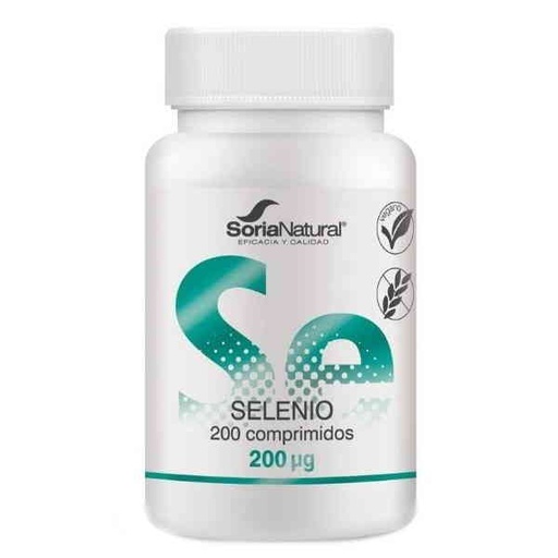 [0504468] Selenio Liberacion Sostenida 200 Comprimidos - Soria Natural
