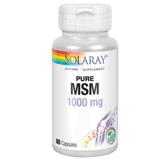 [0504510] Msm Pure 60 Cápsulas 1000 Mg. - Solaray