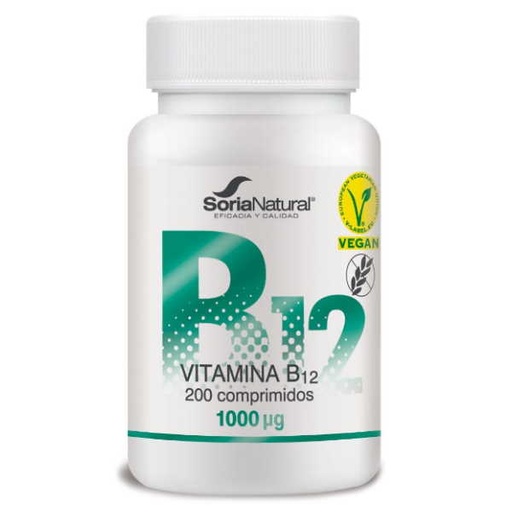 [0504515] Vitamina B12 Liberacion Sostenida 200 Comprimidos - Soria Natural