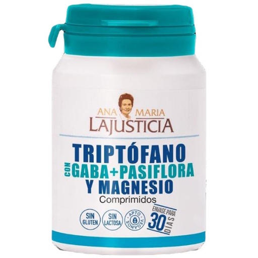 [0504555] Triptofano Gaba Pasiflora Y Magnesio 60 Comprimidos - Ana Maria Lajusticia