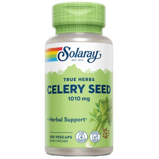 [0504585] Apio (Celery Seed) 100 Cápsulas Veg - Solaray