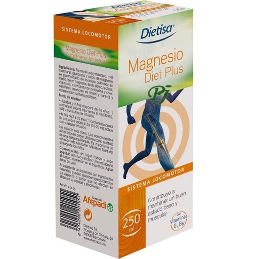 [05074] Jarabe Magnesio Diet Plus 250 Ml. - Dielisa
