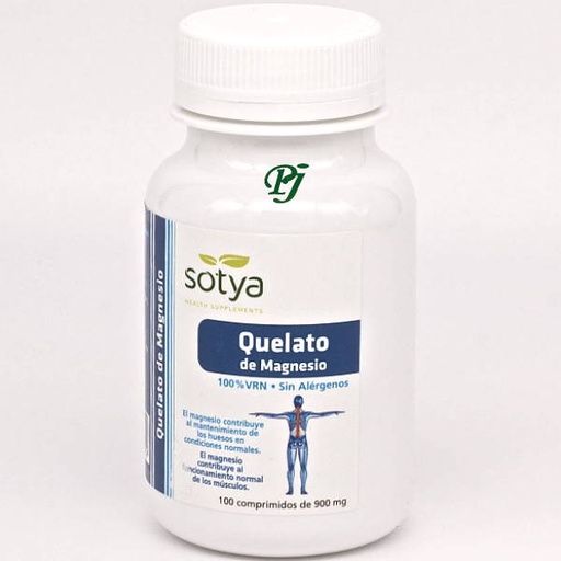 [051593] Quelato De Magnesio 100 Comprimidos - Sotya