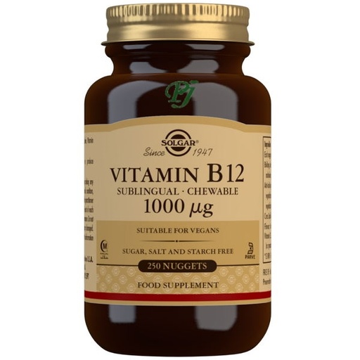 [051812] Vitamina B12 1000Mg 250 Comprimidos - Solgar