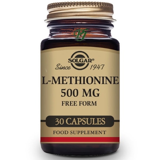 [052017] L-Metionina 500Mg 30 Capsulas - Solgar
