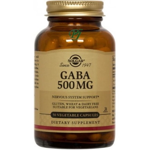[05211] Gaba 500Mg 50 Capsulas - Solgar