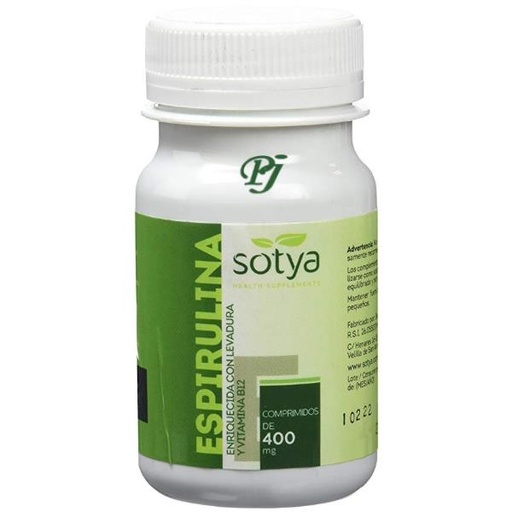 [052245] Espirulina 200 Comprimidos 400Mg - Sotya