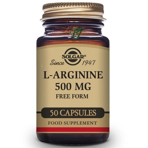 [052277] L-Arginina 500Mg 50 Capsulas - Solgar