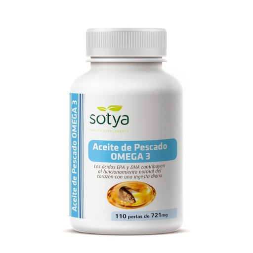 [052292] Omega 3 Salmon 110 Perlas 721 Mg - Sotya