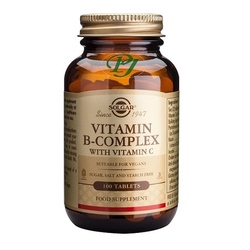 [052590] Vitamina B-Complex-C 100 Comprimidos - Solgar