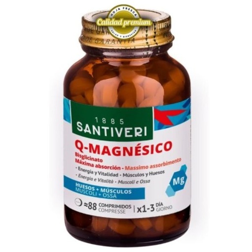 [05297] Magnesio Q-Magnesico Bisglicinato 88 Comprimidos - Santiveri